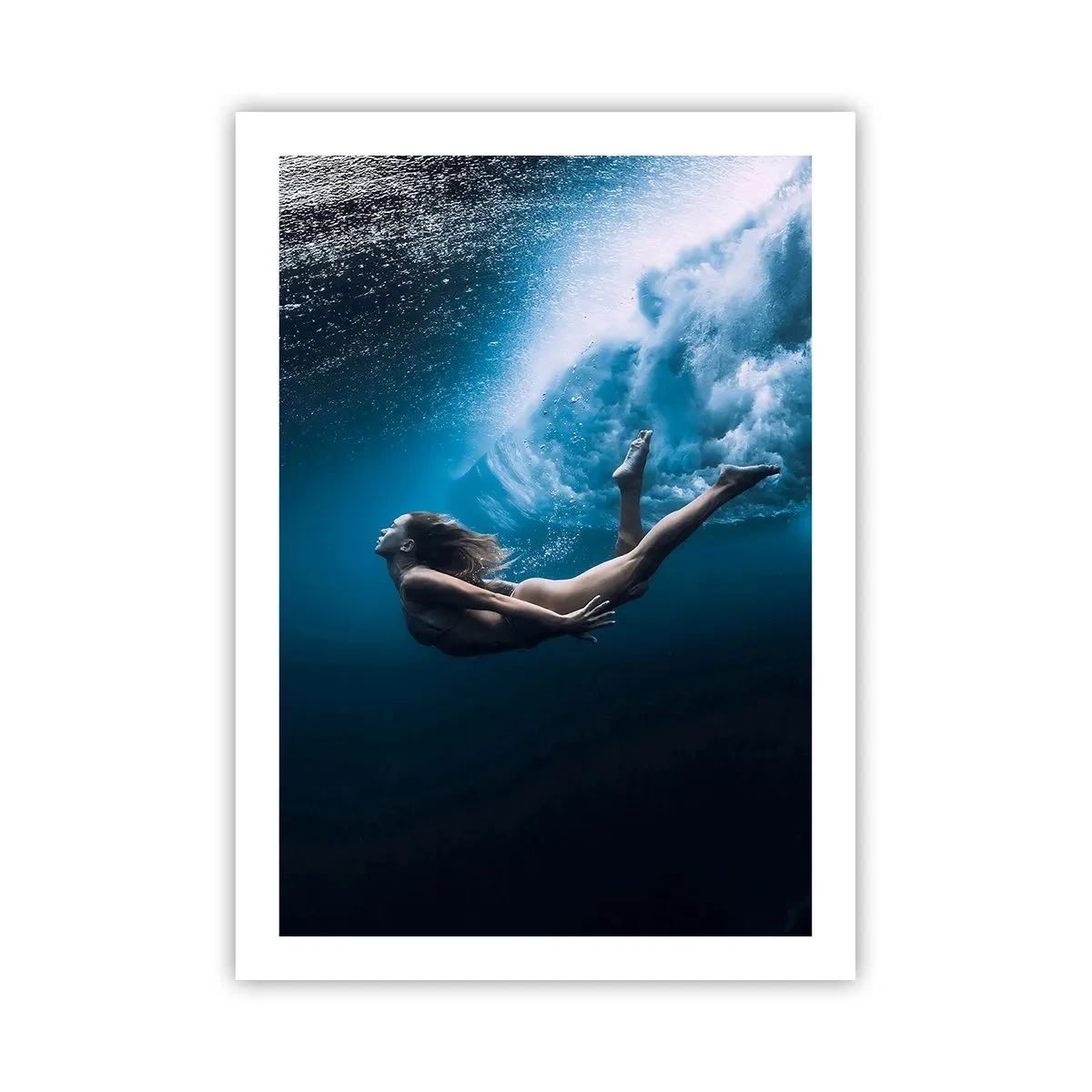 Pôster - Sereia moderna - 50x70 cm
