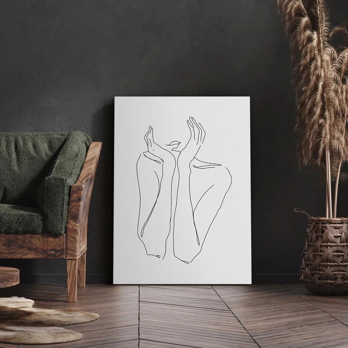 Quadro em tela - Com o que sonham as meninas  - 50x70 cm