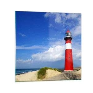 Quadro em vidro - Solidão dos sonhos - 70x70 cm