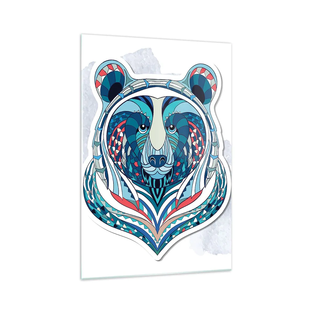 Quadro em vidro - Eviva Gronelândia! - 70x100 cm