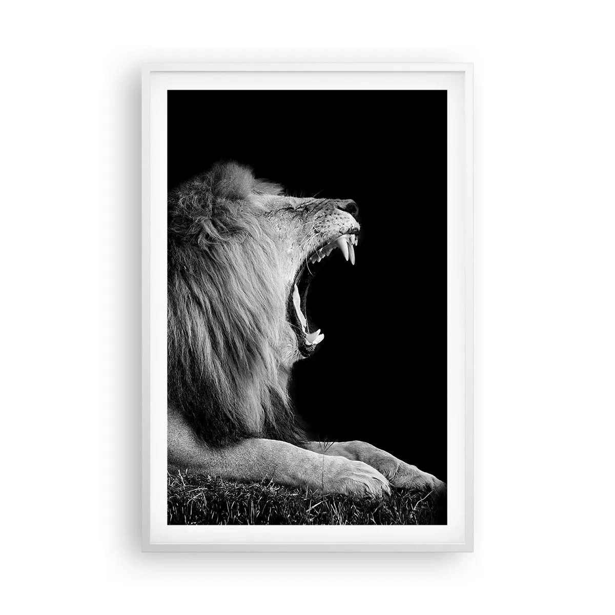 Pôster em moldura branca - Sem dúvida alguma - 61x91 cm