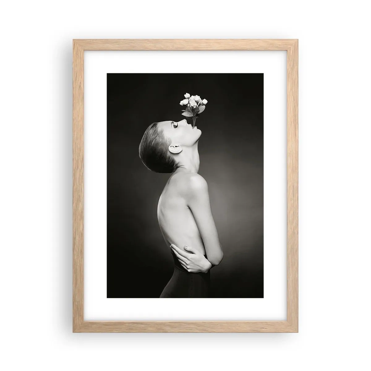 Pôster com moldura de carvalho claro - Elegância excêntrica - 30x40 cm