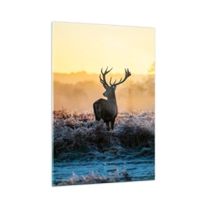 Quadro em vidro - Coroado em sua terra - 50x70 cm