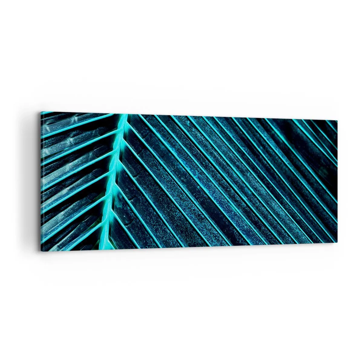 Quadro em tela - Textura verde - 100x40 cm