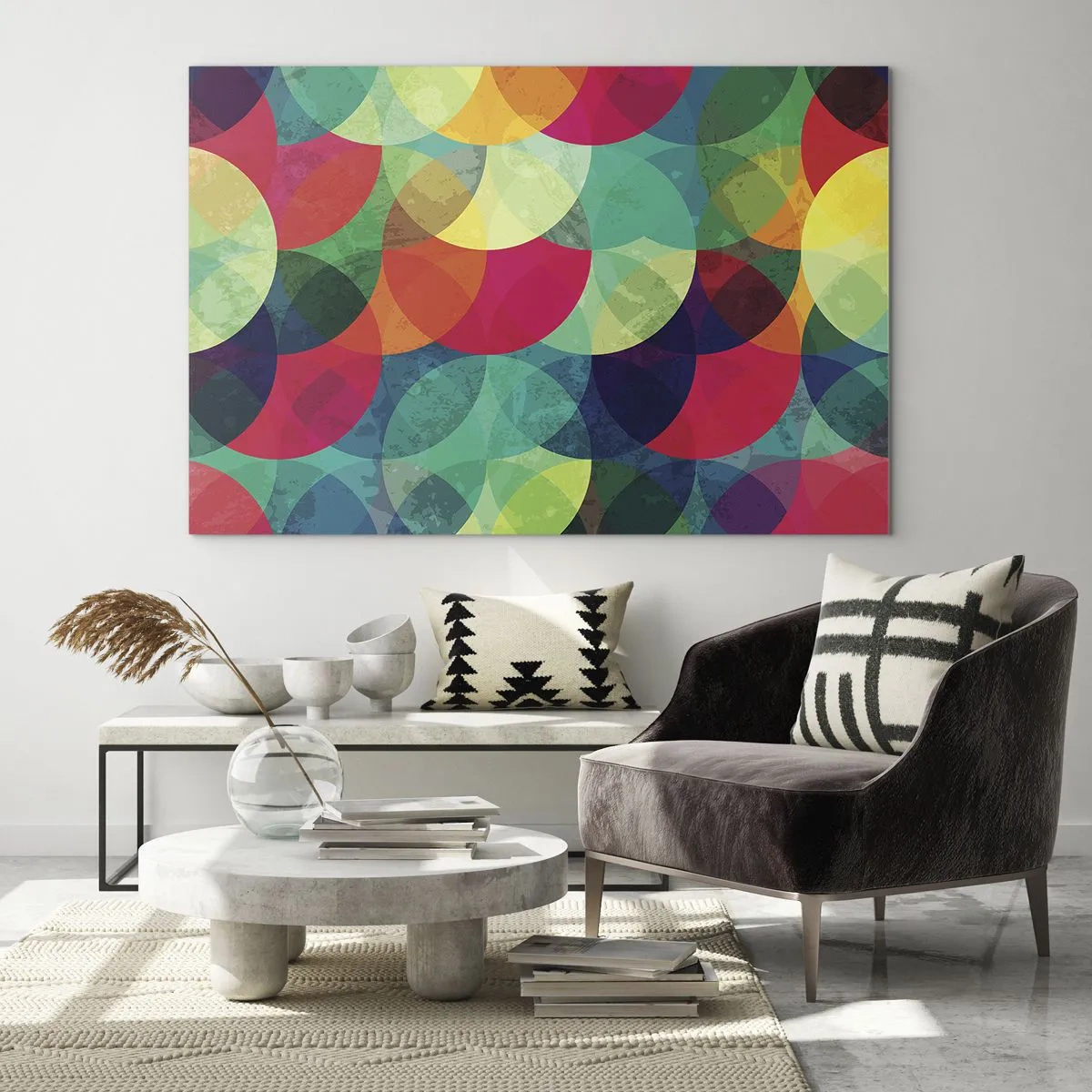 Quadro em vidro - Ascensão às cores - 120x80 cm