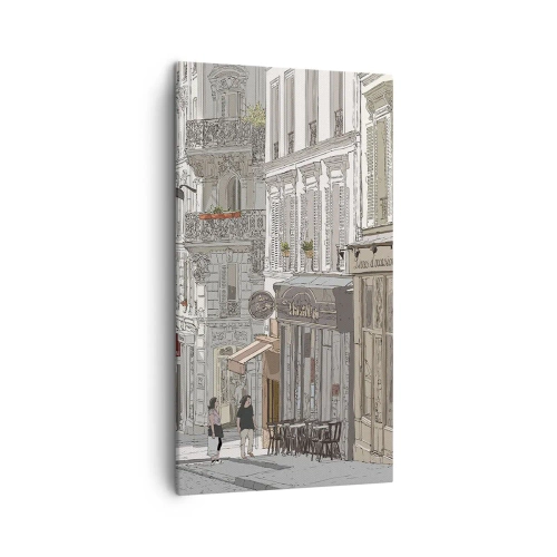 Quadro em tela - Alegrias urbanas - 45x80 cm