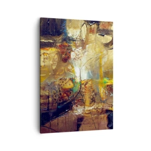 Quadro em tela - Frio, mais quente, quente - 50x70 cm