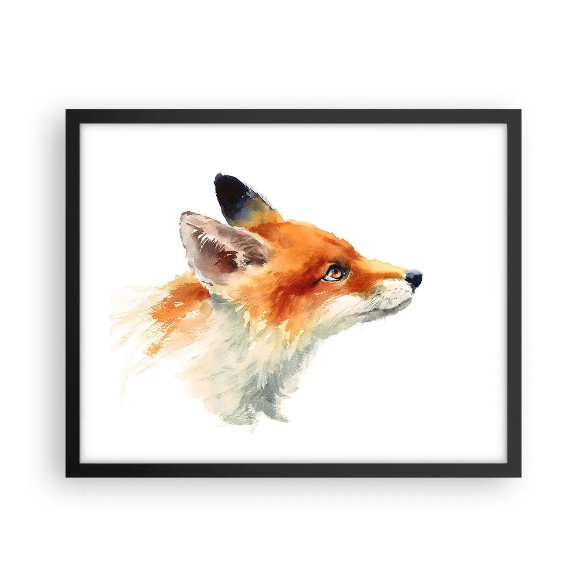 Pôster com moldura preta - Nunca é demais ter cuidado - 50x40 cm