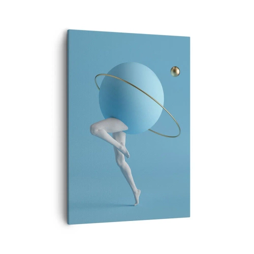 Quadro em tela - Planetas a enlouquecer - 50x70 cm