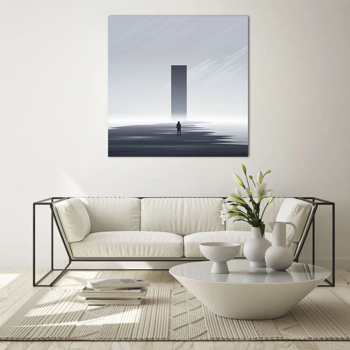 Quadro em vidro - Oportunidade ou ameaça? - 40x40 cm