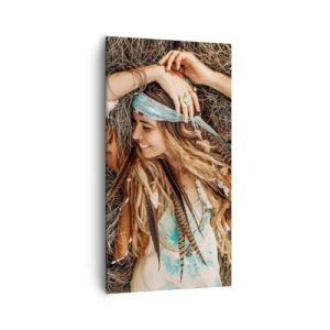 Quadro em tela - A caminho do verão do amor - 55x100 cm