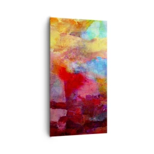 Quadro em tela - Olhe para dentro do arco-íris - 65x120 cm