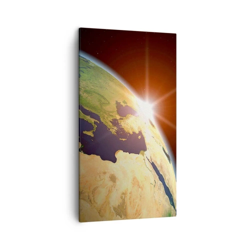 Quadro em tela - Nascer do Sol - 45x80 cm