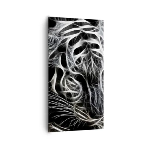 Quadro em tela - Um estudo da leveza do gato - 65x120 cm