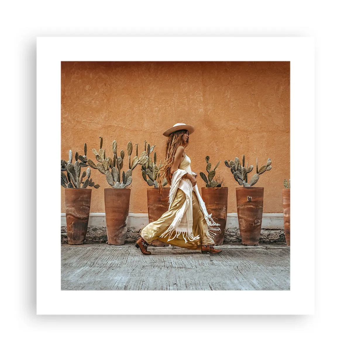 Pôster - Estilo hippie - 40x40 cm