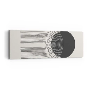 Quadro em tela - Tremores e confiança - 90x30 cm