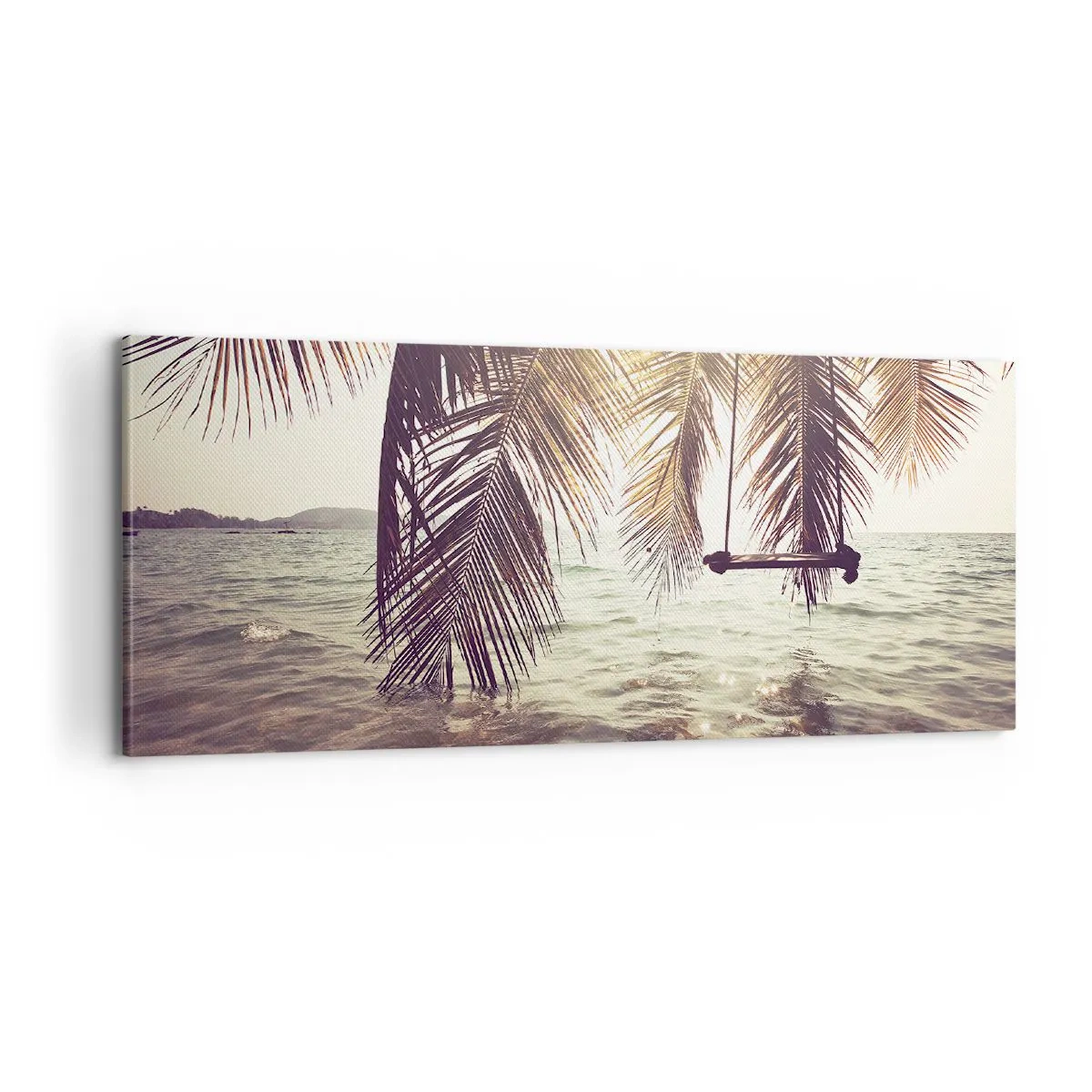 Quadro em tela - Deixe-se levar pela imaginação - 100x40 cm