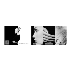 Amostra de papel de parede Premium Canvas - Simplesmente mulher - Moda, Mulher, Elegante - 100x30 cm