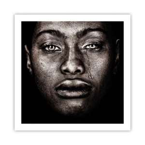 Pôster - Uma lágrima - 60x60 cm