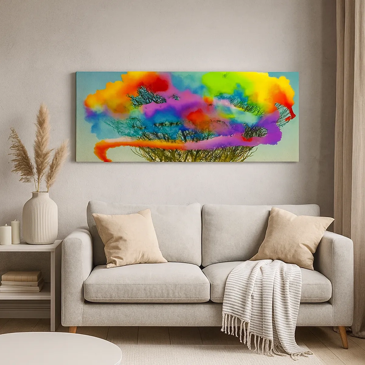 Quadro em tela - Dar vida a este mundo - 30x30 cm