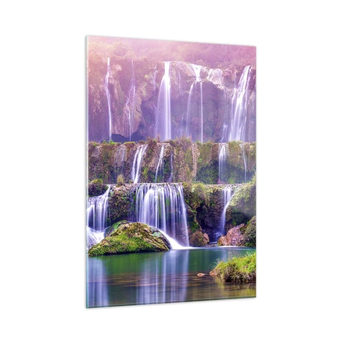 Quadro em vidro - Escadas para o céu - 50x70 cm