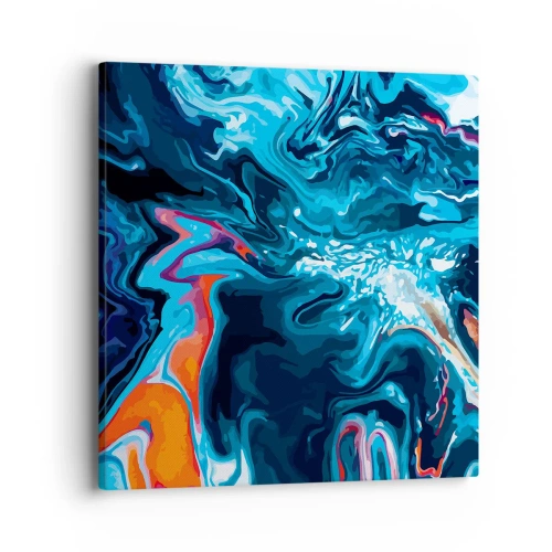 Quadro em tela - Viagem ao centro do céu - 40x40 cm