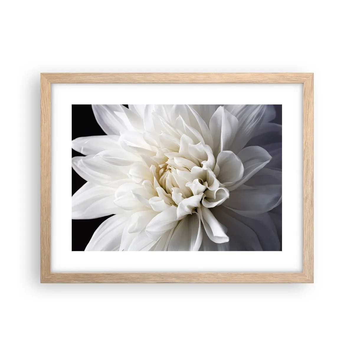 Pôster com moldura de carvalho claro - Manhã da noiva - 40x30 cm