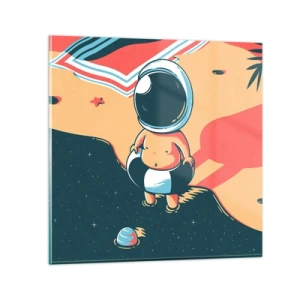 Quadro em vidro - De uma perspetiva diferente - 70x70 cm