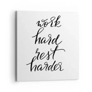 Quadro em tela - Equilíbrio da vida - 70x70 cm