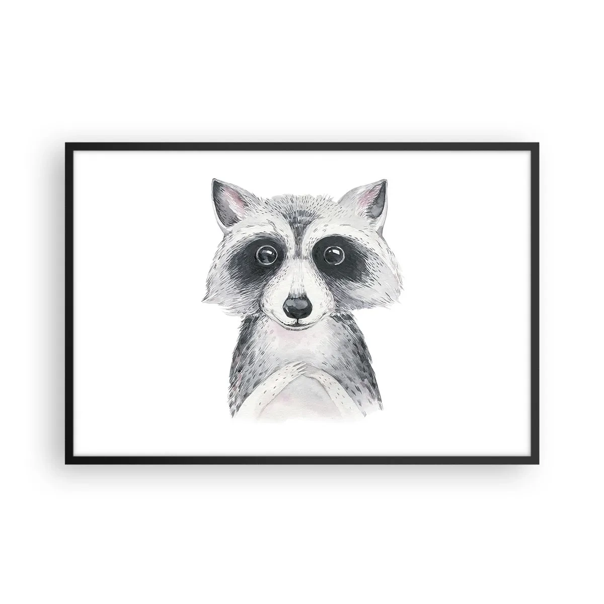 Pôster com moldura preta - Um momento de emoção - 91x61 cm