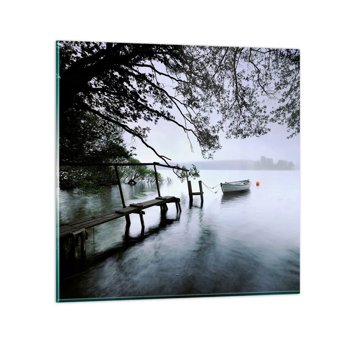 Quadro em vidro - Descanso imediato - 60x60 cm