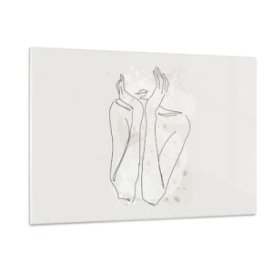 Quadro em vidro - Momento de sonho - 120x80 cm