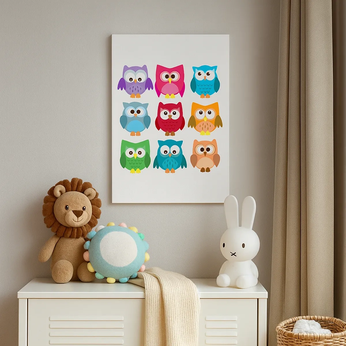 Quadro em tela - As diferenças podem ser divertidas - 50x70 cm