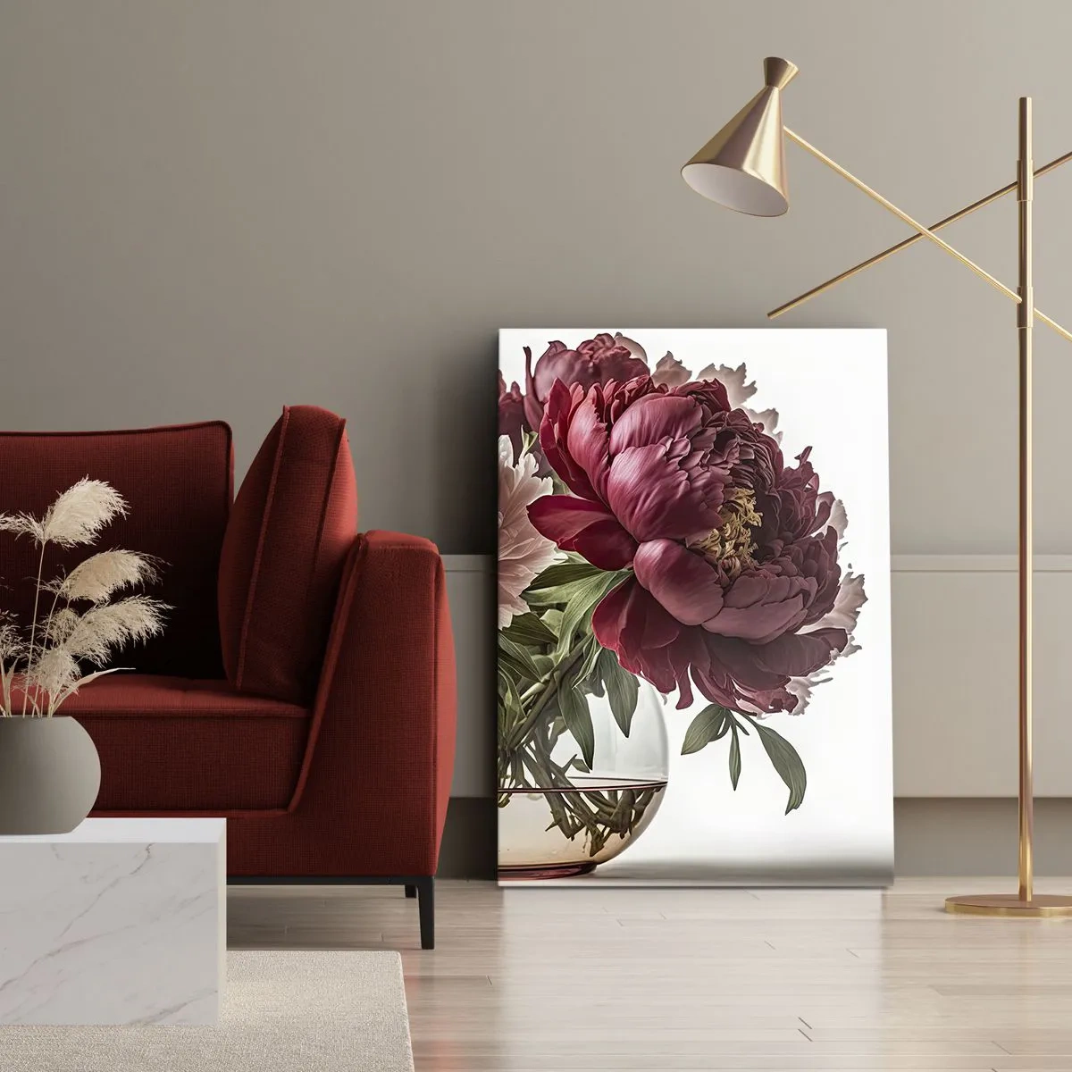 Quadro em tela - Em plena floração de beleza - 55x100 cm