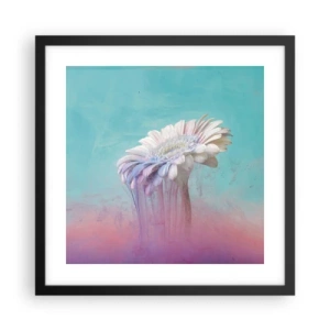 Pôster com moldura preta - O submundo das flores - 40x40 cm