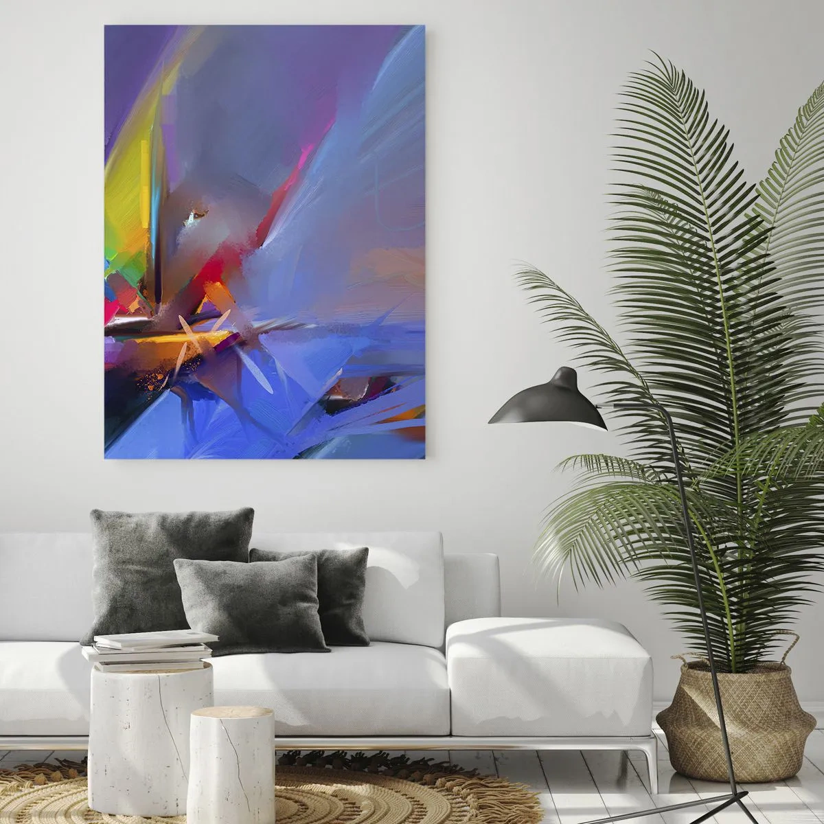 Quadro em vidro - Como as asas de um pássaro - 50x70 cm