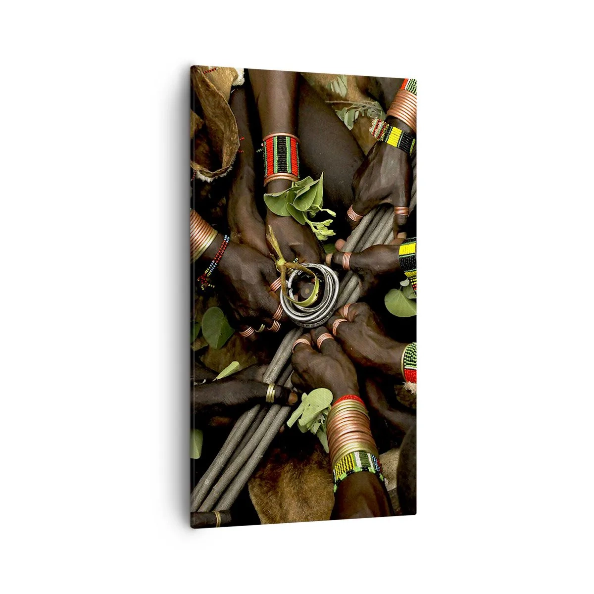 Quadro em tela - Estamos juntos - 55x100 cm