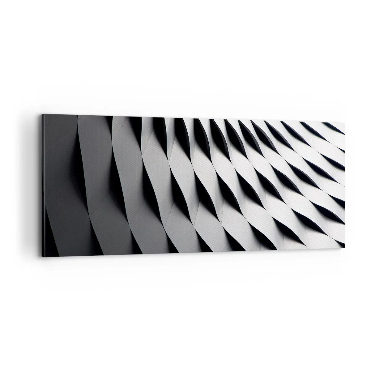 Quadro em tela - Na superfície das ondas - 100x40 cm