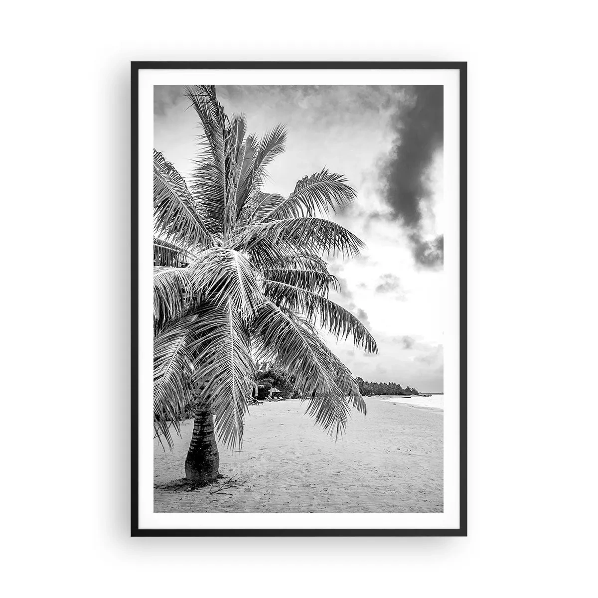 Pôster com moldura preta - Quando anseia por solidão... - 70x100 cm