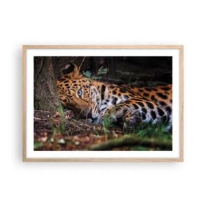 Pôster com moldura de carvalho claro - Confie em mim - 70x50 cm