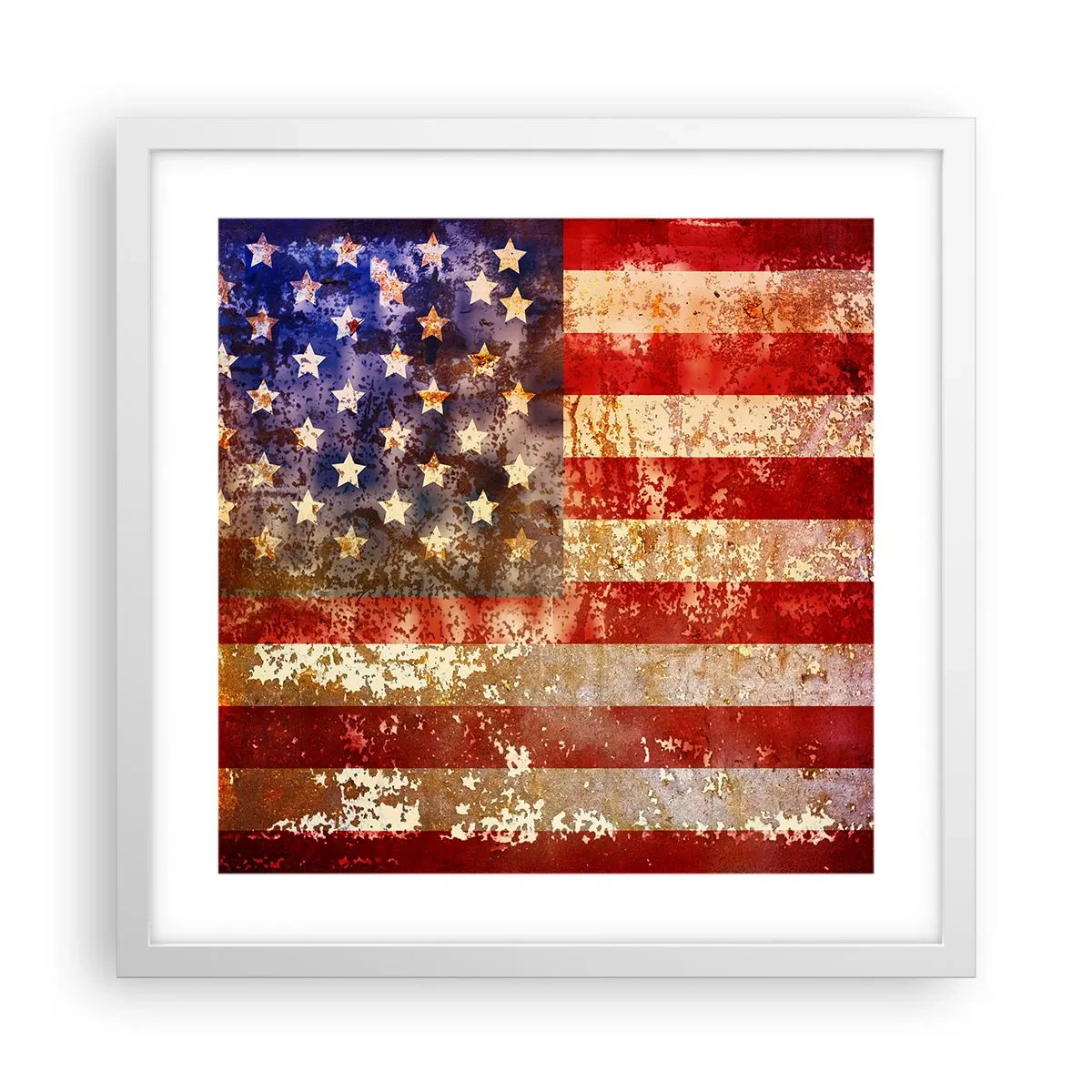 Pôster em moldura branca - A glória não será esquecida - 40x40 cm