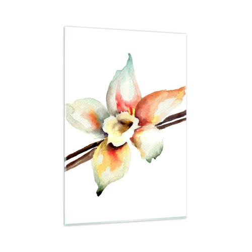 Quadro em vidro - Doçura derramada com tinta - 80x120 cm