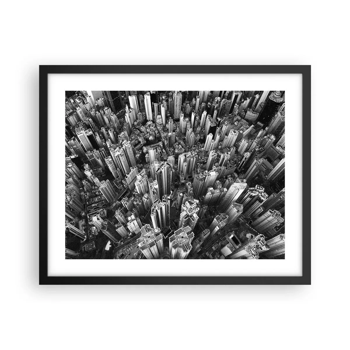 Pôster com moldura preta - Ainda mais alto e mais alto - 50x40 cm