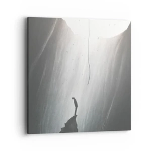 Quadro em tela - Sempre há uma saída - 40x40 cm