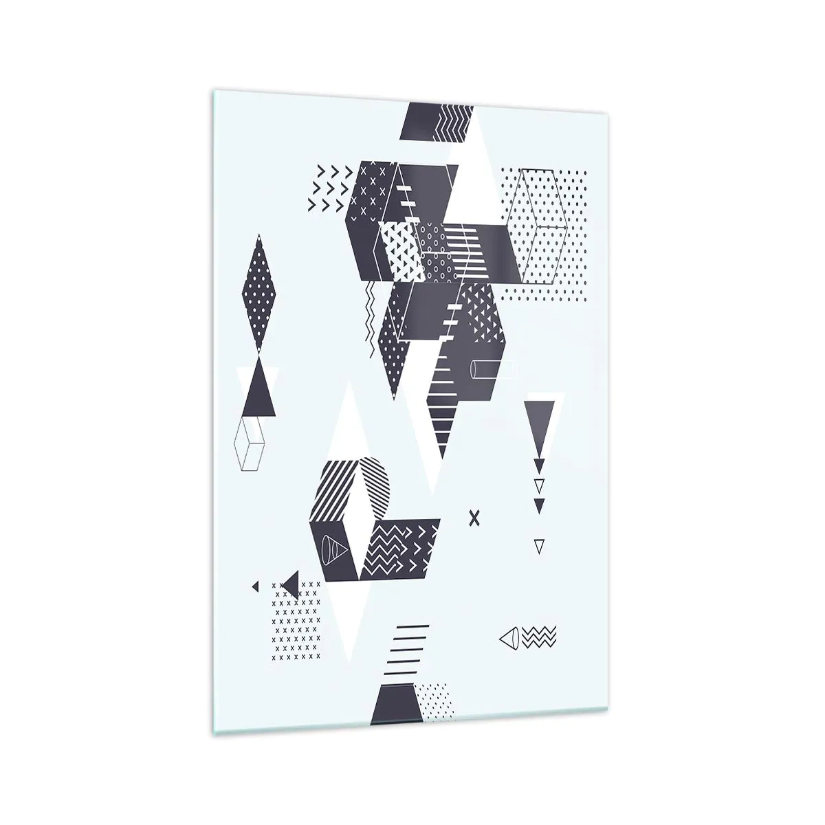 Quadro em vidro - Na alma de um matemático - 70x100 cm