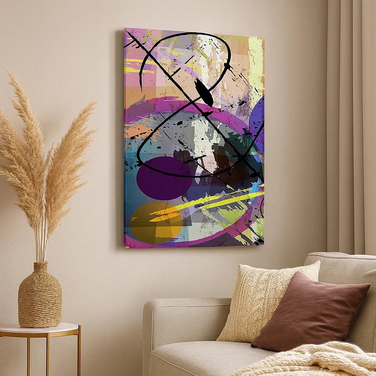 Quadro em tela - Pode ir direto ou ao redor - 50x70 cm