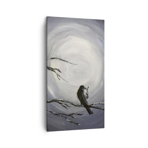 Quadro em tela - A chave para o mistério da noite - 45x80 cm