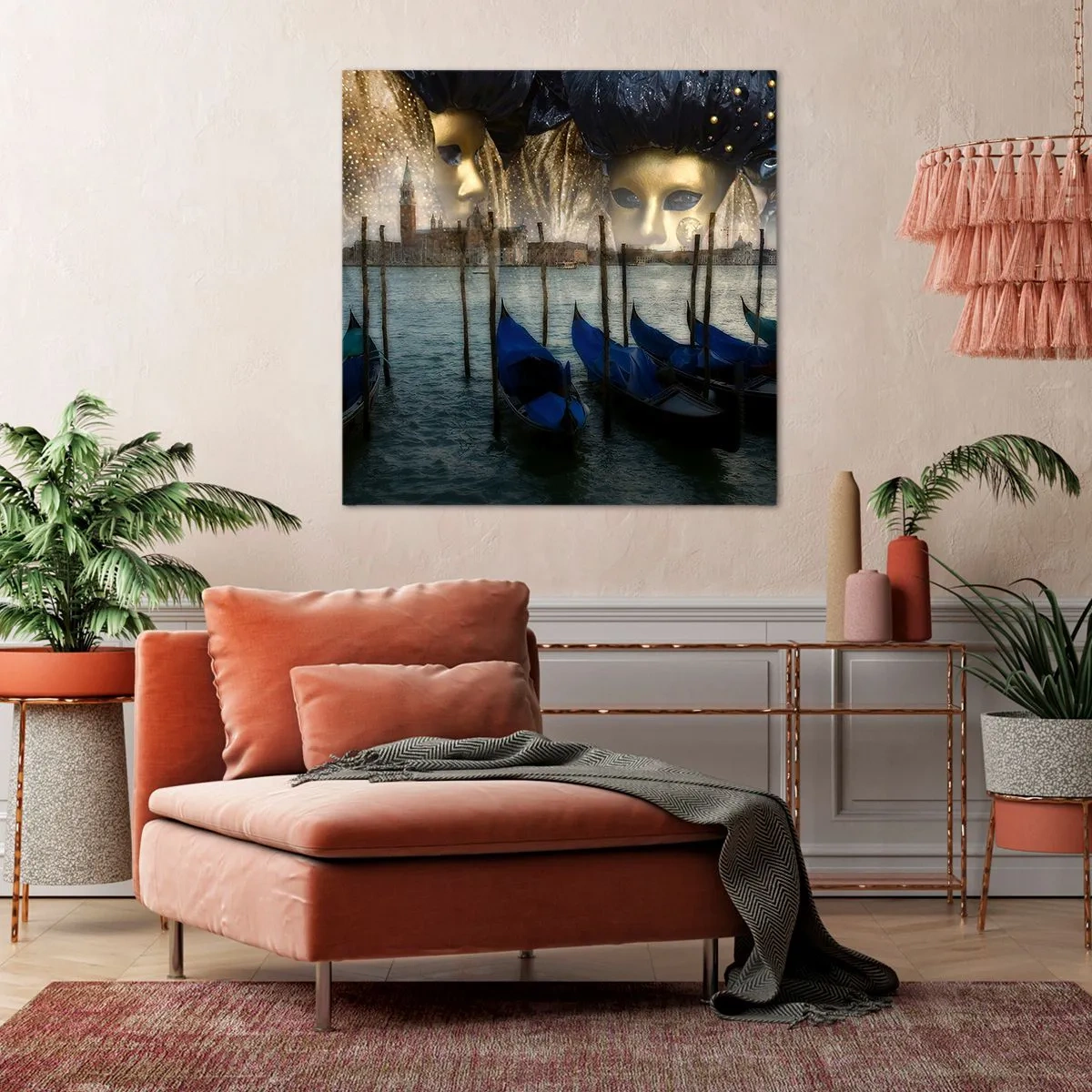 Quadro em tela - Hora do Carnaval - 70x70 cm