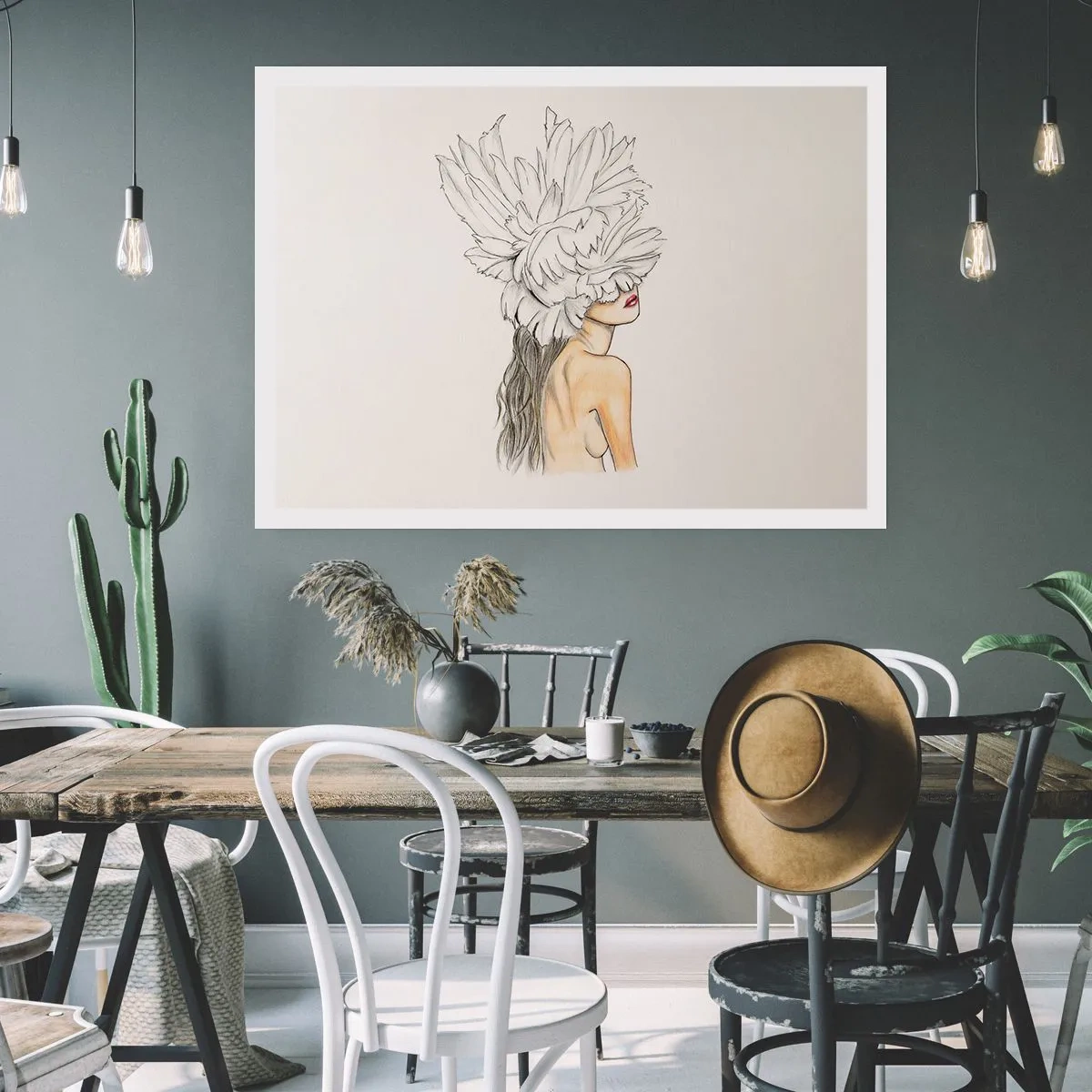 Pôster - Beleza coroada - 100x70 cm