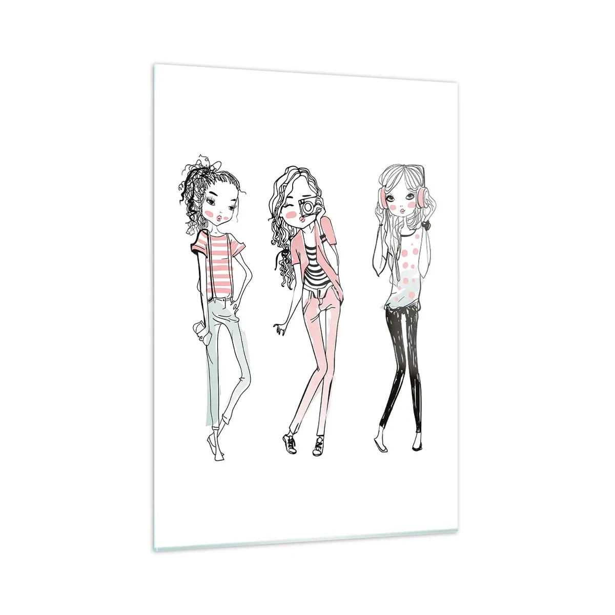 Quadro em vidro - Vai ser divertido - 50x70 cm
